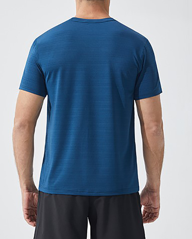 Hot Sale Solid Color Men's Quick Dry Sports Short Sleeve T-shirt S-3XL
