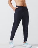 New Running Fitness Training Quickly Dry Long Pants Black Gray Navy Blue S-2XL