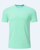 Hot Sale Solid Color Men's Quick Dry Sports Short Sleeve T-shirt S-3XL