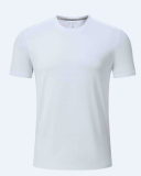 Hot Sale Solid Color Men's Quick Dry Sports Short Sleeve T-shirt S-3XL