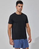 Hot Sale Solid Color Men's Quick Dry Sports Short Sleeve T-shirt S-3XL