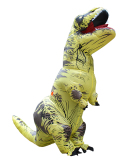 Halloween Costume Brown Tyrannosaurus Rex Dinosaur Inflatable Costume