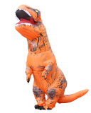 Halloween Costume Brown Tyrannosaurus Rex Dinosaur Inflatable Costume