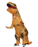 Halloween Costume Brown Tyrannosaurus Rex Dinosaur Inflatable Costume