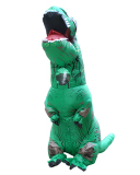 Halloween Costume Brown Tyrannosaurus Rex Dinosaur Inflatable Costume