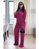 Long Sleeve Women New Autumn Long Sleeve Pant Set  S-XL