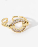 Wholesale Zircon Ring Opening Adjustable Vintage Finger Ring