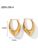 Hot Sale Geometric Premium Retro Earrings French Style Light Luxury Titanium Hollow Stainless Steel Earrings