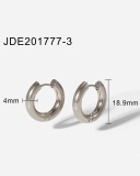 18k Gold Plated Stainless Steel Gold And Silver Geometric Earrings