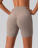Women New High Elastic Yoga Sports Shorts S-XL