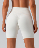Women New High Elastic Yoga Sports Shorts S-XL