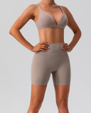 Women New High Elastic Yoga Sports Shorts S-XL