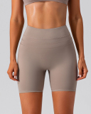 Women New High Elastic Yoga Sports Shorts S-XL