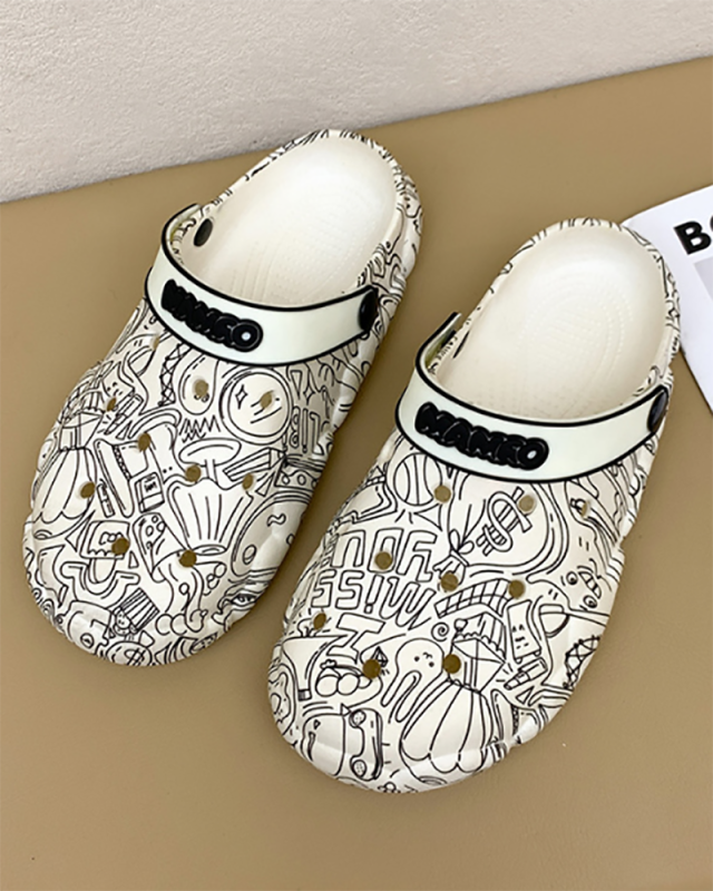 Cartoon Printed Cut Out Slides