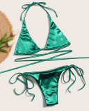 Green Hot Women Sexy Brazilian Bikini Set