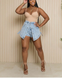 High Waist Women Jean Shorts S-XXL