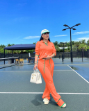 Women Knitted Fashion Girl Fashion Two Piece Pant Outfits S-XXL