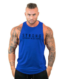 Strong Men's Sleeveless T-shirt Sports Fitness GYM Vest M-3XL