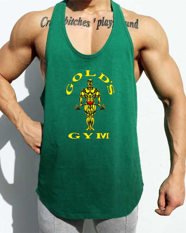 Men's Skinny Straps Quick Dry Sports Fitness Loose Sexy Sleeveless T-Shirt Muscle Training Jersey Vest M-2XL