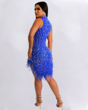 Sleeveless Women Party Sexy Sequin Dress S-XXL