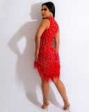 Sleeveless Women Party Sexy Sequin Dress S-XXL
