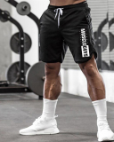 Hot Selling Fitness Men's Shorts Sports Midi Shorts Mesh Breathable Quick Dry Basketball Running Training Shorts Black M-2XL
