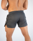 Summer New Solid Color Plain Men's Mesh Quickly Dry Active Shorts Running Sports Casual Basketball Shorts White Gray Black Blue M-2XL
