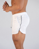 Summer New Solid Color Plain Men's Mesh Quickly Dry Active Shorts Running Sports Casual Basketball Shorts White Gray Black Blue M-2XL