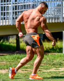 Hot Sale Mini Colorblock Summer Men's Thin Quick Dry Sports Outdoor Shorts Red Green Black Blue M-2XL