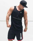 Hot Selling Fitness Men's Shorts Sports Midi Shorts Mesh Breathable Quick Dry Basketball Running Training Shorts Black M-2XL