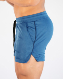 Summer New Solid Color Plain Men's Mesh Quickly Dry Active Shorts Running Sports Casual Basketball Shorts White Gray Black Blue M-2XL