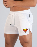 Super Mesh Quick Dry Fitness Beach Men's Shorts White Gray Black Blue M-2XL