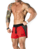 GYM Fitness Men's Summer Thin Sports Shorts Red Green Black Blue M-2XL