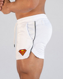 Super Mesh Quick Dry Fitness Beach Men's Shorts White Gray Black Blue M-2XL