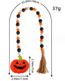 Halloween Wooden Bead Pendant Creative Witch Castle Pendant Ghost Festival Party Decoration