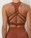 Women Hot Sale Back Criss Cross Running Yoga Sports Bra S-L