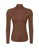 Autumn Winter New Slim Long Sleeve Zipper Outdoor Running Sports Coat 2-12