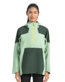 Autumn Colorblock Climb Outdoor Sports Waterproof Long Sleeve Half-Zip Pullover S-XL