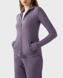 Autumn Winter New Slim Long Sleeve Zipper Outdoor Running Sports Coat 2-12