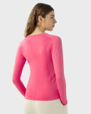 Top Sale Autumn Crew Neck Long Sleeve Sports Yoga Women T-shirt 4-10