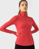 Autumn Winter New Slim Long Sleeve Zipper Outdoor Running Sports Coat 2-12