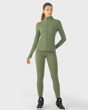 Hot Sale Lulu Feeling Autumn Slim Long Sleeve Outdoor Running Coat 2-12