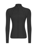 Hot Sale Lulu Feeling Autumn Slim Long Sleeve Outdoor Running Coat 2-12