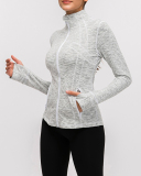 Autumn Winter New Slim Long Sleeve Zipper Outdoor Running Sports Coat 2-12