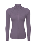 Autumn Winter New Slim Long Sleeve Zipper Outdoor Running Sports Coat 2-12