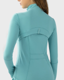 Autumn Winter New Slim Long Sleeve Zipper Outdoor Running Sports Coat 2-12
