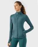 Autumn Winter New Slim Long Sleeve Zipper Outdoor Running Sports Coat 2-12