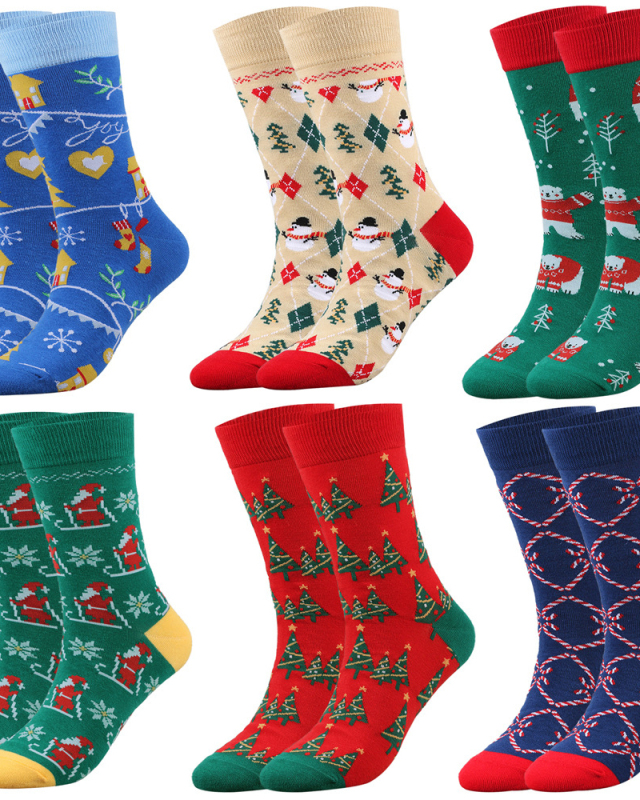 Plus Size Men Xmas Stockings MOQ 5 pairs