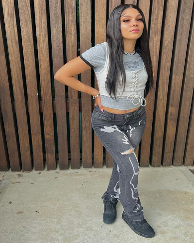 High Waist Hollow Out Wholesale Women Pants S-2XL