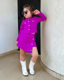 Irregular Girl Fashion Hot Two Piece Skirt Set